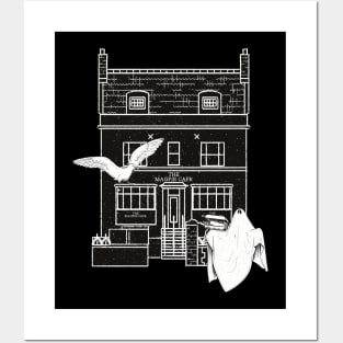 Ghosts at the Magpie Cafe Whitby Posters and Art